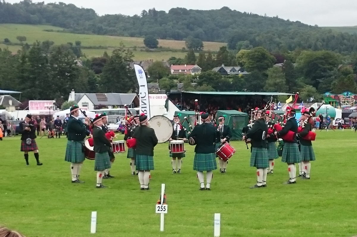 Pipe Competition zu den Highland Games