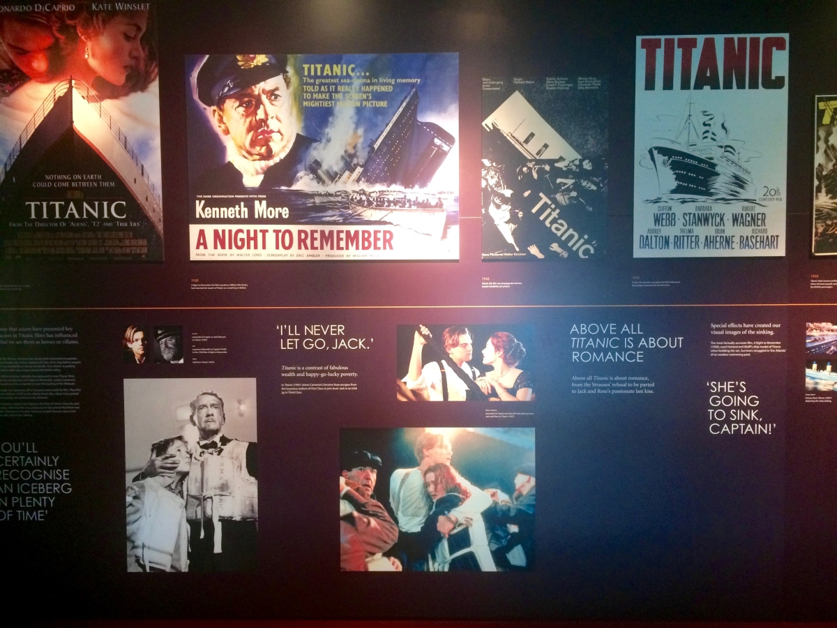 Einige Plakate zu den vielen Titanic-Filmen